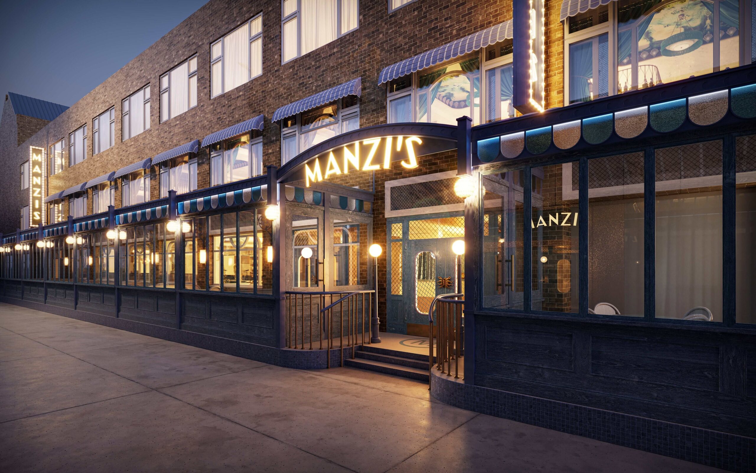 Our sibling restaurant, Manzi’s